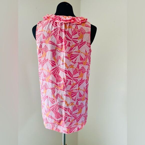 Lilly Pulitzer silk sleeveless blouse Size 4 - Picture 6 of 9
